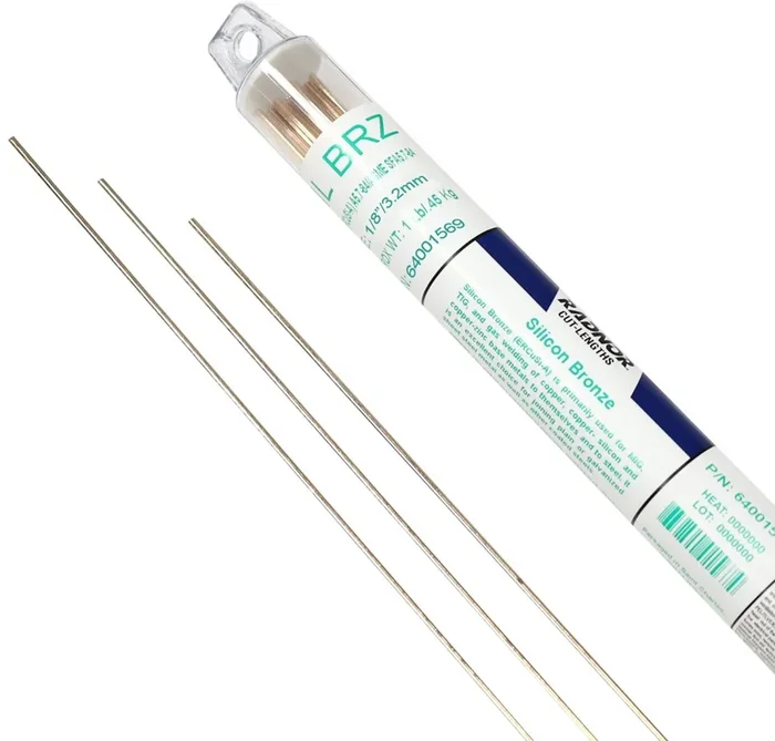 1/8″ X 36″ ERCuSi-A RADNOR Bronze Alloy TIG Rod 1 lb
