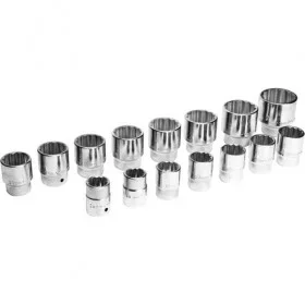 16 pc 3/4″ Dr. MM 12pt Skt Set