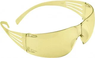 3M Amber Lenses, Framed Safety Glasses Anti-Fog, Scratch Resistant, Amber Frame, Size Universal, Wrap Around 7100021793 – 87261798