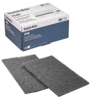 3M Scotch-Brite™ 10 Piece 6″ x 9″ Medium Blending Hand Pads – Gray – 7446