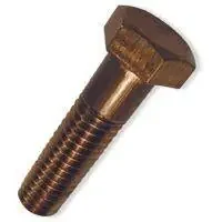 [4 PKG] Hex Head Cap Screws Silicon Bronze 5/8-11 X 4 Free Returns