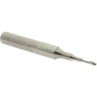 Accupro 1/16″ Diam RH Solid Carbide 1-Flute Single Edge Upcut Spiral Router Bit Uncoated, 1/4″ LOC, 1/4″ Shank Diam, 2″ OAL, Use on Aluminum OCSFA06242 – 71177067