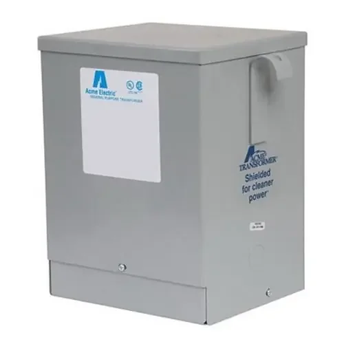 Acme TP1533443S 3-Phase Aluminum Dry Type Distribution Transformer 480-Volt Primary 240/120-Volt Secondary 75 KVA Direct From Manufacturer