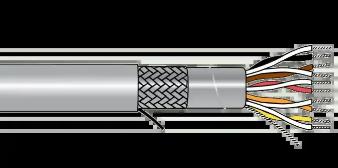 Alpha EcoCable® Mini Foil Braid Shield Multipair Cable – 24 AWG 2 Pair – Slate – 300V – 100 ft -100 FT Hassle-Free Returns