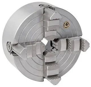 Bison 4-Jaw Independent Lathe Chuck, 10″ Size, L1 Spindle – 7-854-1043