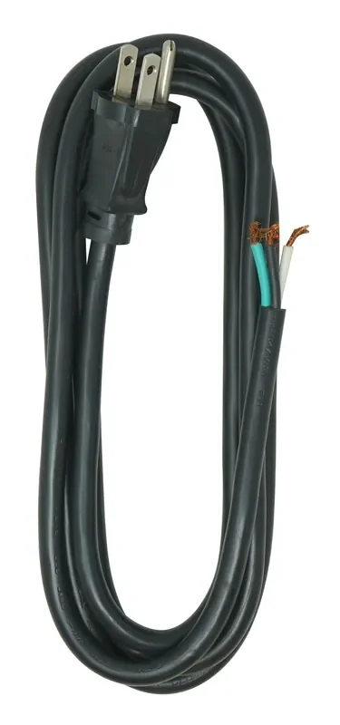 Coleman Cable 09716-88-08 Stranded Bare Copper SJTW Replacement Power Supply Cord 14/3 6-ft Black Next Day Delivery