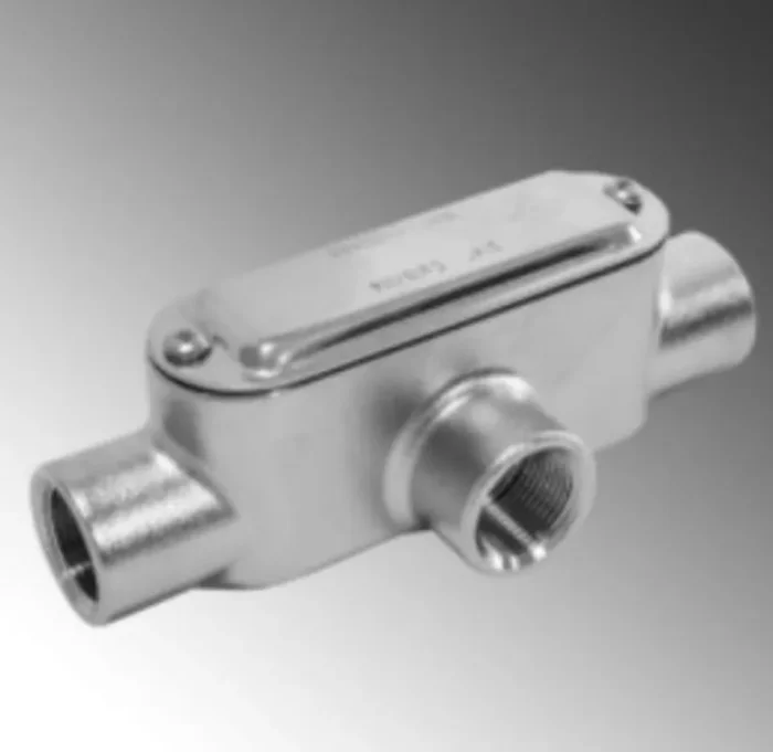 Conduit Body With Cover and Gasket, Type T, 1/2″ Direct From Factory