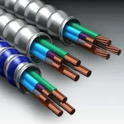 Copper Conductor Steel 1TPJ MC Armored Cable 12/2 16/2 (TPJ) 1000-ft Reel Purple/Gray Brown/Gray/Green MC Luminary MC Exclusive Offer