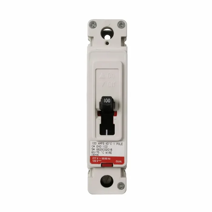 EHD1020L – Eaton – Molded Case Circuit Breaker – Feed-Thru – 20 Amp – 1 Pole – 277 Volt Exclusive