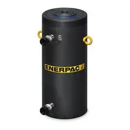 Enerpac® HCR15010 Double-Acting High Tonnage Hydraulic Return Solid Plunger Hydraulic Cylinder, 168 ton Capacity, 6-1/2 in Bore