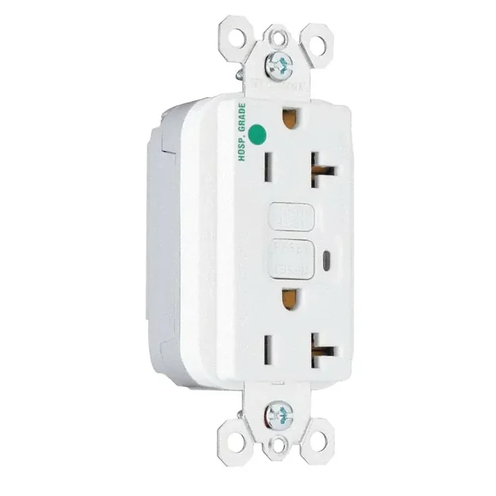 Exclusive Offer Pass & Seymour PT2095-HGW GFCI Duplex Receptacle 20-Amp 125-Volt NEMA 5-20R White PlugTail