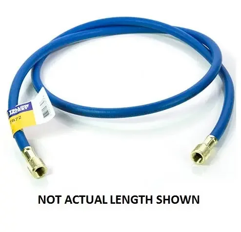 Exclusive Yellow Jacket B-60 in. Blue Plus II B Charging Hose 3/8 in. Straight Flare x 3/8 in. Straight Flare – 27860