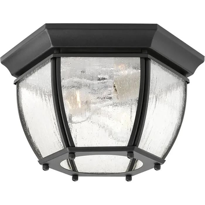 Fan Favorite Progress Lighting P6019-31 2-Light Ceiling Fixture 60-Watt 120-Volt Black Paint