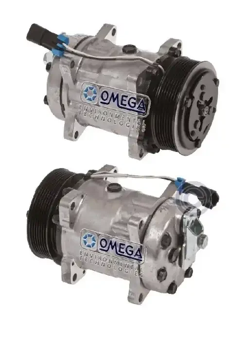 Fan Favorite Sanden Compressor Model SD7H15 12V with 119mm Clutch Diameter and Pad Fitting – 20-04618-AM by Omega