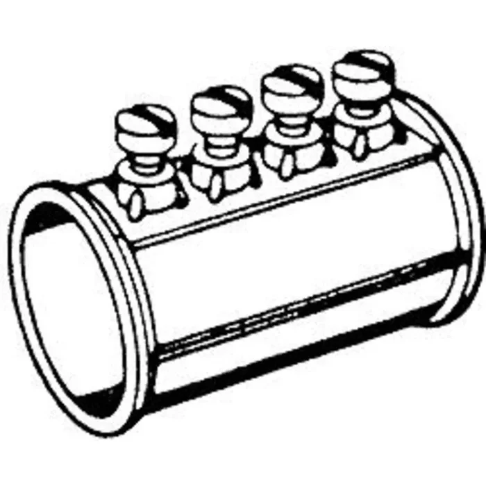 Free Delivery EMT Set Screw Coupling, 1″, Zinc Die Cast