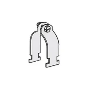 Gregory GC114075ASMBL Electrogalvanized Hot Rolled Steel Universal Conduit Clamp 3/4-Inch G-Strut® Original
