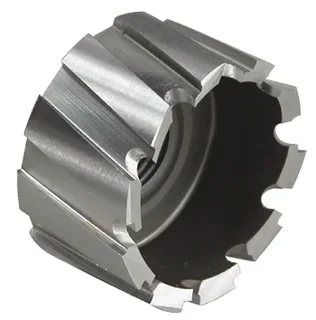 Hougen H.S.S. RotaCut™ Sheet Metal Annular Cutter 11144, 15/16″ Size, 1/2″-20 Thread Mount, 1/2″ Depth of Cut