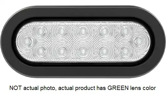 In Demand TYRI Model 1706A Green Oval LED Indicator Light 24V – 62-003-1