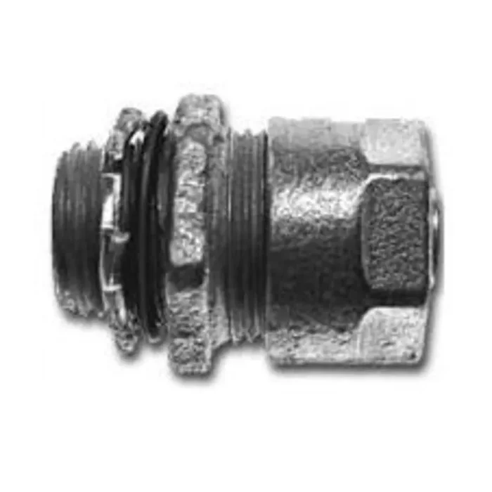 Liquidator Liquidtight Connector, FMC, Straight, Mal Modern