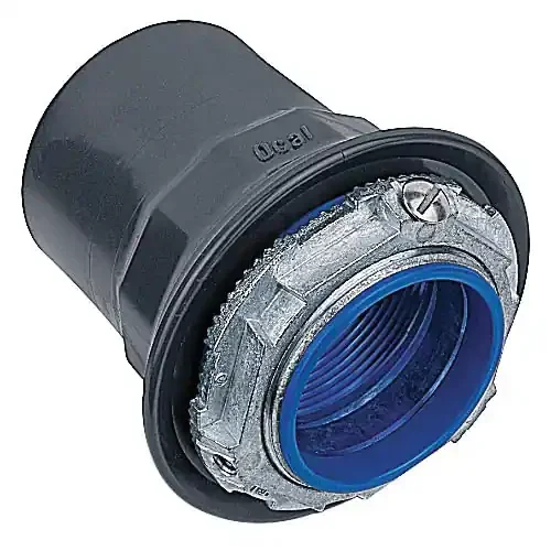 Luxury Thomas & Betts STG4-G PVC Coated Nitrile Rubber Sealing Ring Straight Grounded Hub Connector 1-1/4-Inch Ocal®