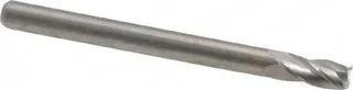 M.A. Ford 1/8″, 1/4″ LOC, 1/8″ Shank Diam, 1-1/2″ OAL, 4 Flute, Solid Carbide Square End Mill Single End, Uncoated, Spiral Flute, 30° Helix, Centercutting, Right Hand Cut, Right Hand Flute, Series 163 16312500 – 76585975