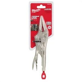 Milwaukee® Torque Lock™ 48-22-3509 Standard Locking Plier, 2-3/4 in Nominal, 2-7/64 in L x 1/2 in W Forged Alloy Steel Long Nose Curved Jaw, 9 in OAL