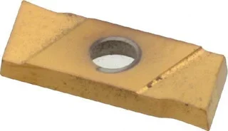 Nikcole GIE 7 GP 2.0 L R GOLD Carbide Cutoff Insert TiN Finish, 7° RH Lead Angle, LH Insert, 2mm Cutting Width, Series Nikcole GIE7GP2.0LRGOLD – 78676657