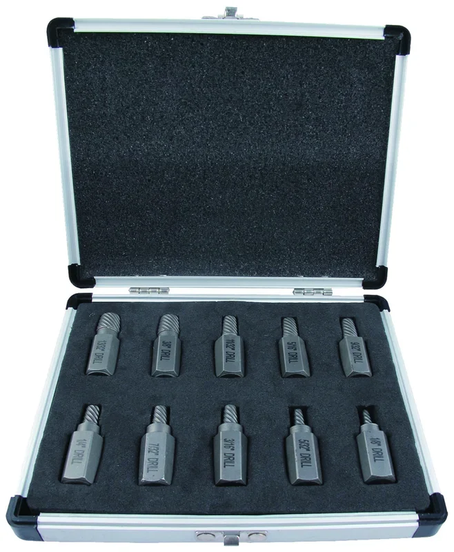 Rodac RDXL53226 10 Pc Screw Extractor Set