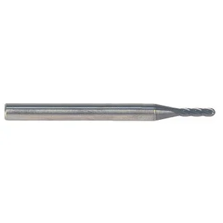 Rushmore USA 4 Flute TiALN Coated Solid Carbide Ball Nose Single End Mill, 1/16″ Size, 1/8″ Shank Diameter, 1-1/2″ Overall Length