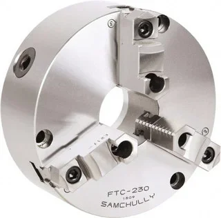 Samchully 3 Jaw, 273mm Diam, Self Centering Manual Lathe Chuck Front Mount, Adjustable, 89mm Through Hole Diam, Forged Steel FTC273 – 41768011
