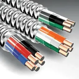 Seasonal Sale Copper Conductor Aluminum Armored MC Cable 6/2 125-ft Coil
