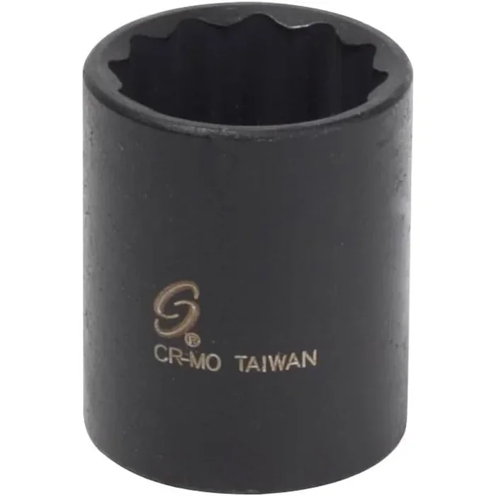 Sunex Tools 314MZ 3/8 in. Drive 14-mm 12-Point Metric Standard Impact Socket