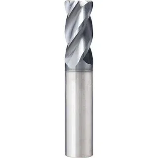 Supermill 1/8″ Diam 4 Flute Solid Carbide 0.01″ Corner Radius End Mill AlCrN Finish, 1-1/2″ OAL, 1/4″ LOC, 1/8″ Shank Diam, 37° Helix, RH Cut, RH Flute, Centercutting XPV125S-010 – 92635614