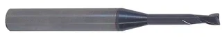 T&O 2 Flute Long Neck X-FACTOR® Coated Miniature Deep Pocketing Single End Mill, 3/32″ Size, 1/8″ Shank Dia., 9/64″ Flute Length, .090″ Neck Dia., 15/32″ Reach