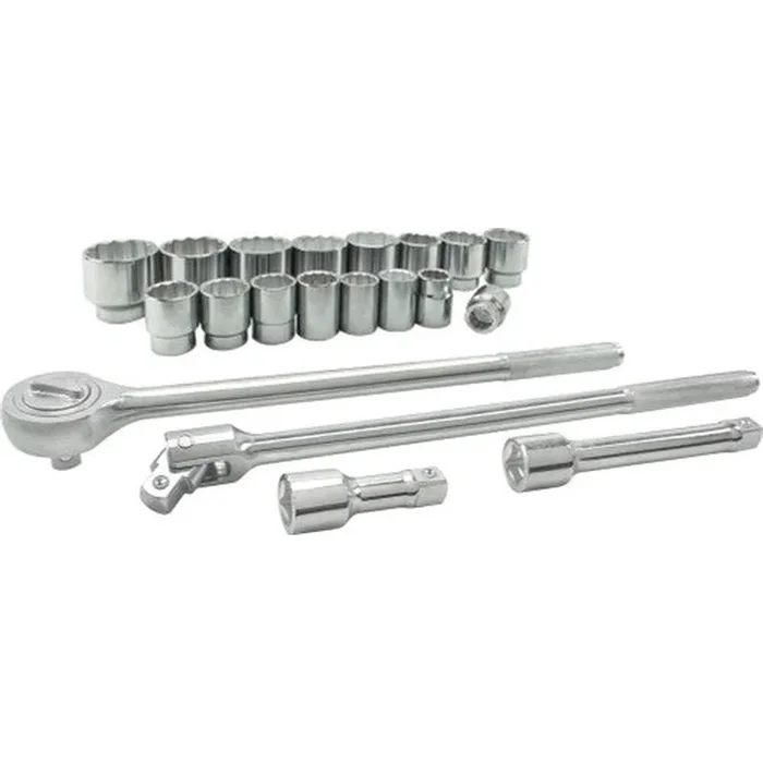 Titan Tools 18188 21-PC 3/4″ DRIVE 12 PT. SAE SOCKET SET, 7/8″-2″