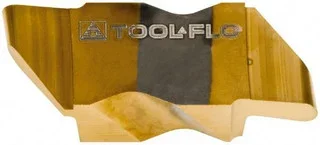 Tool-Flo FLRP-3047R GP3 Carbide Grooving Insert TiN Finish, RH, 2.39mm Cutting Width, 4.57mm Max Depth, Series Flo-Lock 593847RJ5R – 75566026