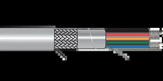 Top Rated Alpha EcoFlex SupraShield Multiconductor Cable – 20 AWG 7 Conductor – Slate – 100 ft -100 FT