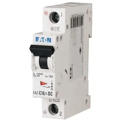 Top Rated Eaton FAZ-C2/1-SP Industrial Miniature Circuit Breaker 1-Pole 2-Amp 277-Volt AC 48-Volt DC