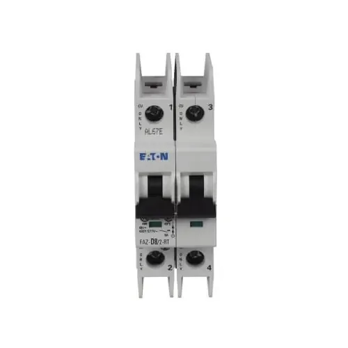 Top Rated Eaton FAZ-D8/2-NA Industrial Miniature Circuit Breaker 2-Pole 8-Amp 277/480-Volt AC