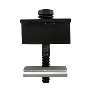 Top Rated SnapnRack 242-02055 6000 Series Anodized Aluminum Bonding Mid Clamp Assembly Black For Use With 1.5 – 2-Inch Thick Module Frames