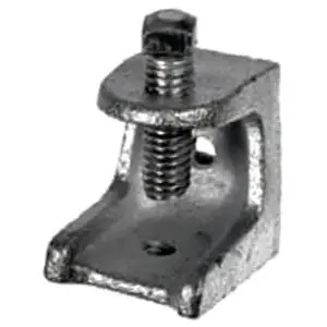 Topaz Electric 124 Malleable Iron Beam Clamp 1/2-13 Tapping Rod 1-1/8-Inch Jaw Opening Buy Today