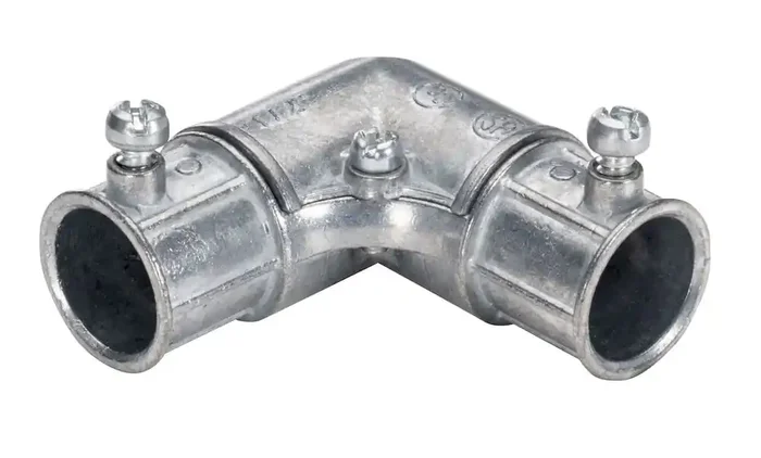Topaz Electric 342 Die Cast Zinc Inside Corner EMT Set Screw Pull Elbow 3/4-Inch Time-Limited
