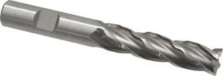 Weldon 1/2″ Diam 4-Flute 30° High Speed Steel Square Roughing & Finishing End Mill Uncoated, 2″ LOC, 4″ OAL, 1/2″ Shank Diam, Regular Length 66108-00-W – 81752339