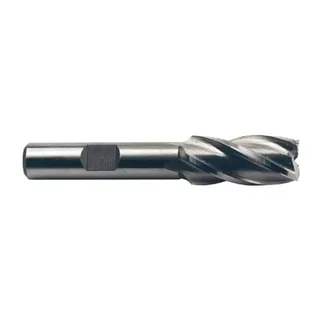 Weldon Tool 4 Flute M42 8% Cobalt Single End Mill, 1/2″ Size, 1/2″ Shank Diameter, 1-1/4″ Length of Cut, 3-1/4″ Overall Length