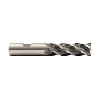 Weldon Tool 6 Flute Crest-Kut® H.S.S. Roughing & Finishing Single End Mill, 1″ Size, 1″ Shank Diameter, 4″ Length of Cut, 6-1/2″ Overall Length
