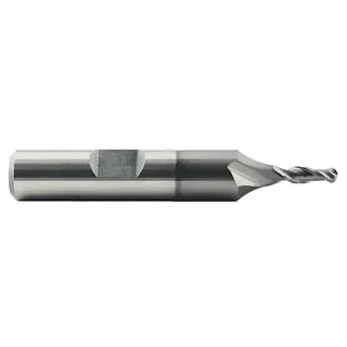Weldon Tool TiCN Coated M42 8% Cobalt Ball Nose Single End Mill, 11/32″ Size, 3/8″ Shank Diameter, 9/16″ Length of Cut, 2-5/16″ Overall Length