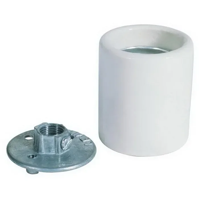 Westinghouse Lighting 7040900 Medium Base Keyless Porcelain Fixture Socket 250-Volt White Angelo Flash Sale