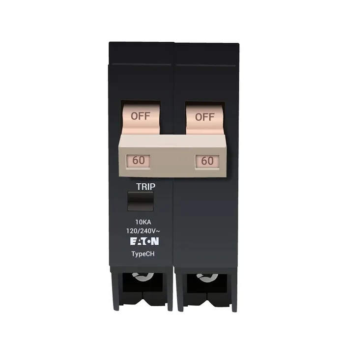 Wholesale CH260 – Eaton – 60 Amp Circuit Breaker – Plug-In – 60 Amp – 2 Pole – 240 Volt