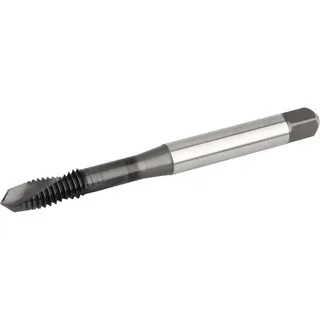 WIDIA Spiral Flute Tap: #6-32 UNC, 2 Flutes, Plug, 2B Class of Fit, High Speed Steel, TiN/CrC/C Coated 0.35″ Thread Length, 2.2″ OAL, Right Hand Thread, H3, Series GT72 5690897 – 97521108