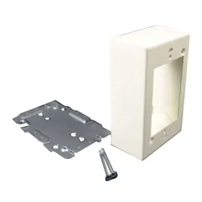 Wiremold BK2048 2-Gang Device Box Steel Black For 2000 Series Raceway Plugmold Bulk Order